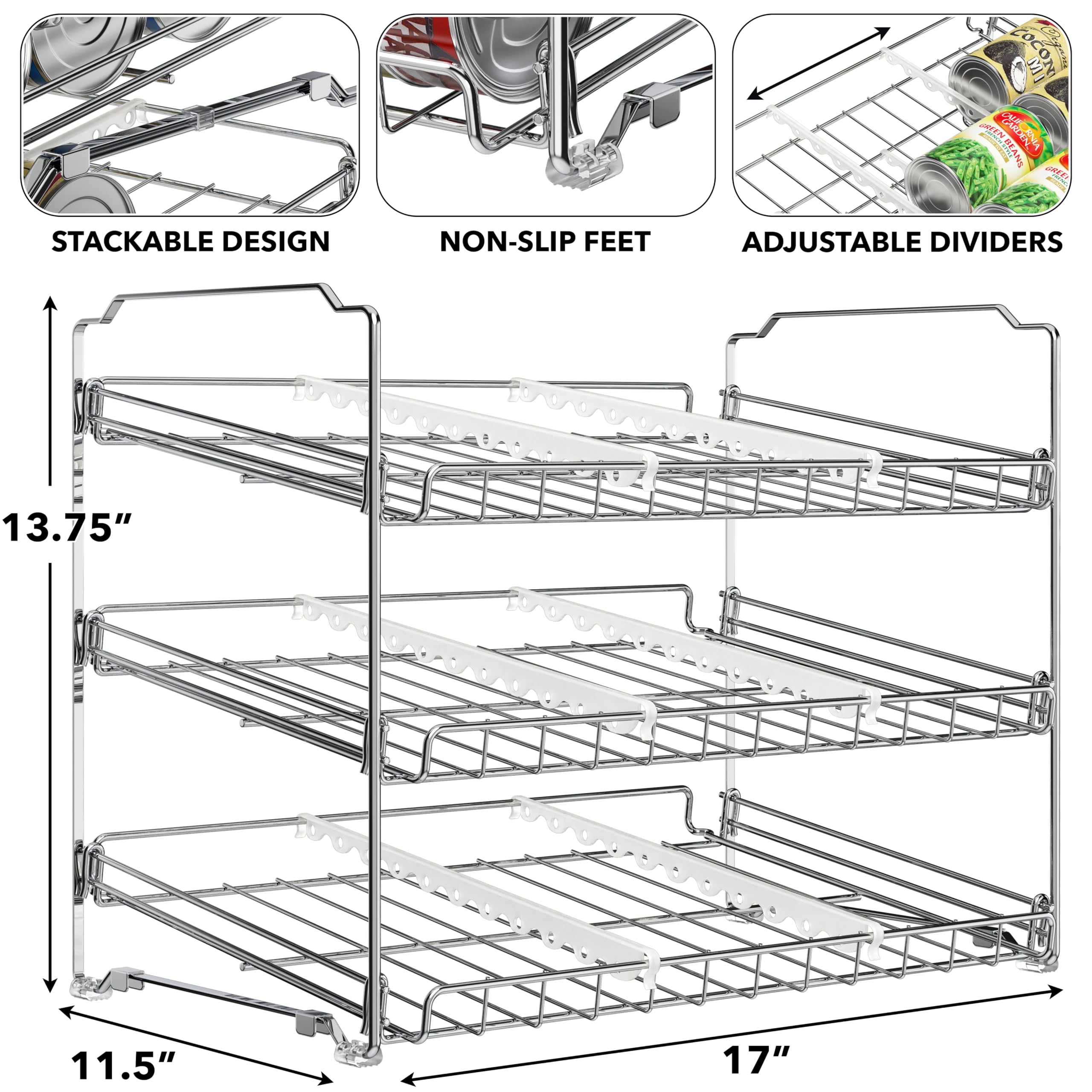 Simple Houseware gros plan sur rail incliné assurant accès roulant facile