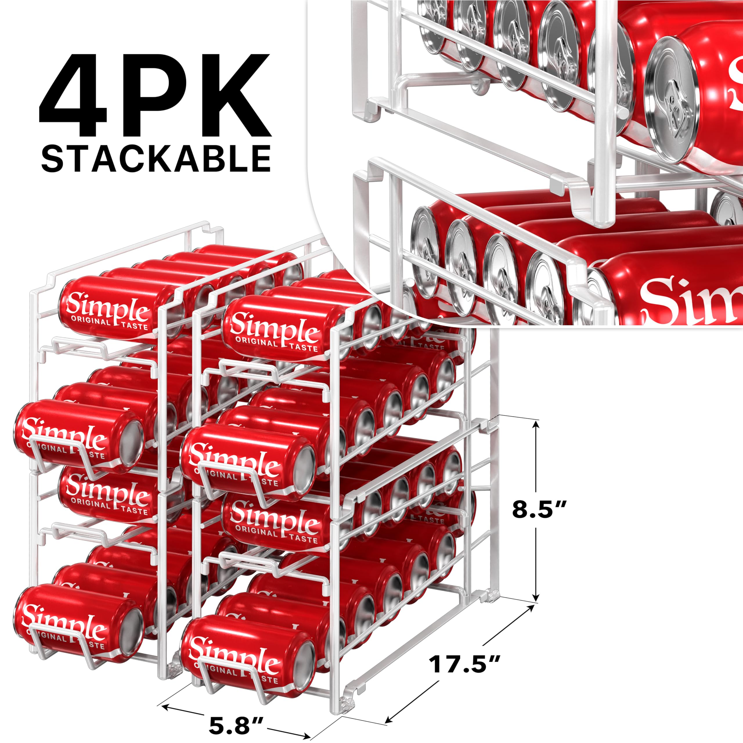 Simple Houseware gros plan sur la structure métallique résistante et durable