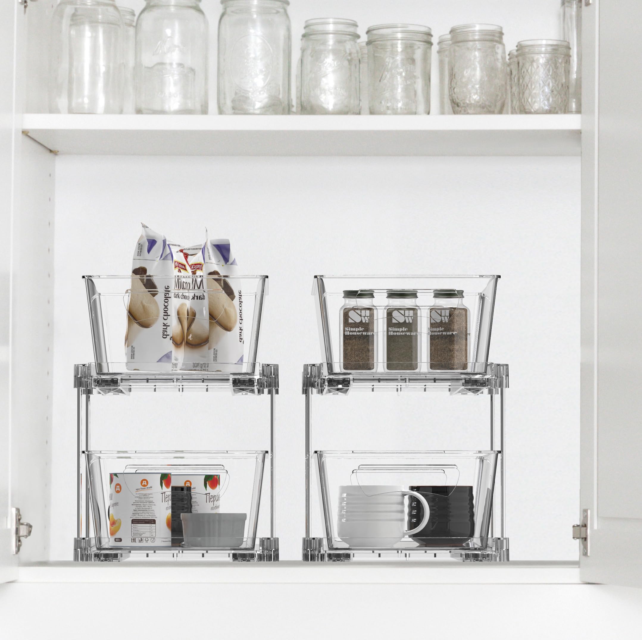 Simple Houseware lot de deux unités empilées pour double capacité