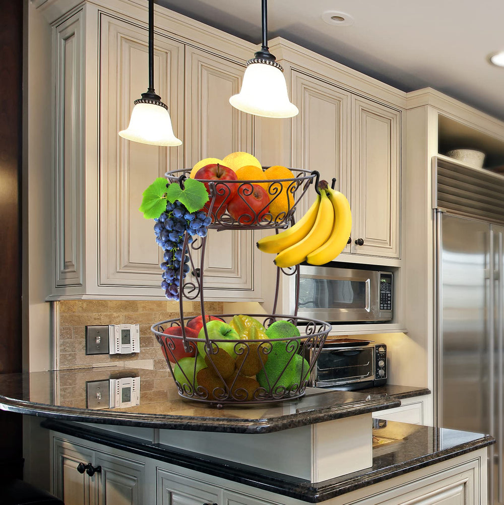 Simple Houseware en usage sur comptoir organise fruits visuellement