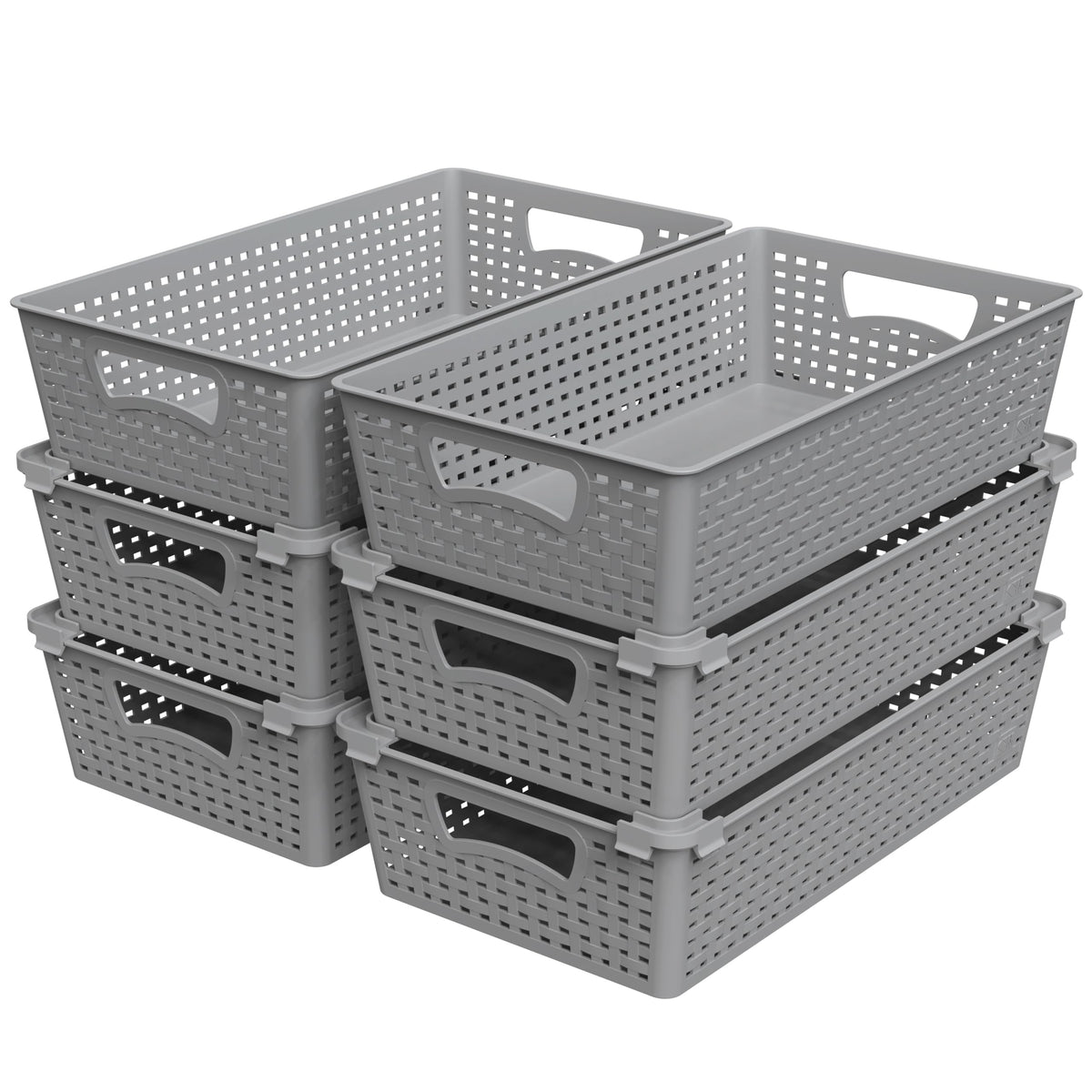 Simple Houseware panier empilable face avant rangement visible et gain de place