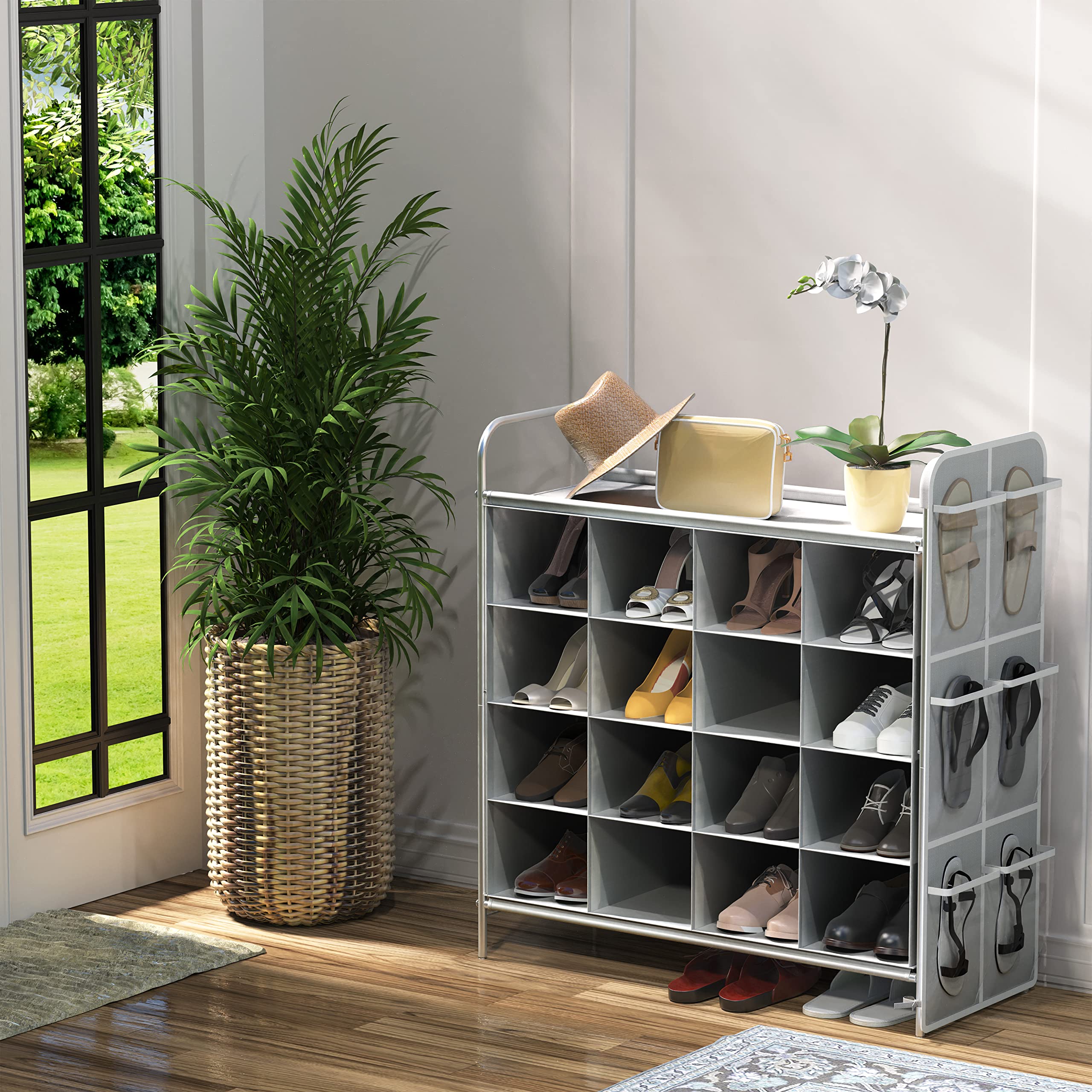 Simple Houseware plateau supérieur tenant sac et clés pour organisation rapide