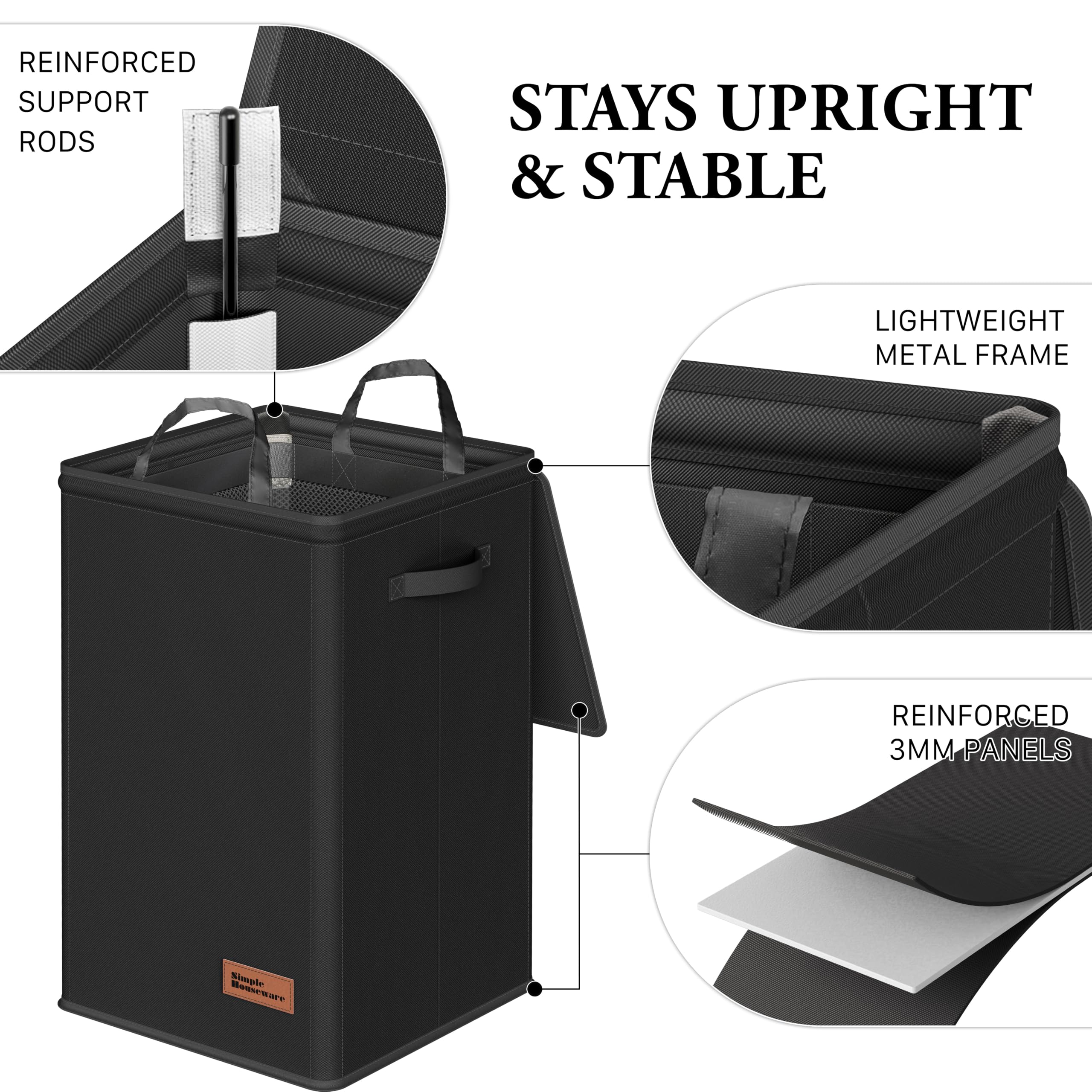 Simple Houseware sac intérieur en mesh amovible, transport facile et pratique