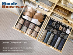 Simple Houseware tiroir rempli de chaussettes et sous-vêtements pour rangement optimisé