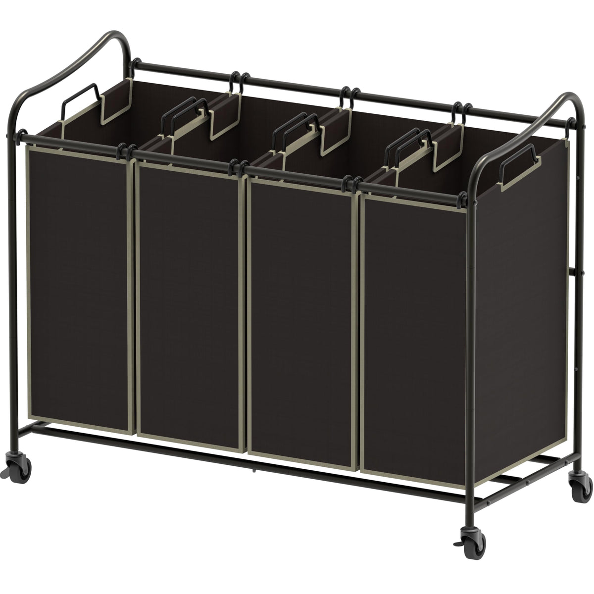Simple Houseware vue avant du trieur à linge, organisation rapide