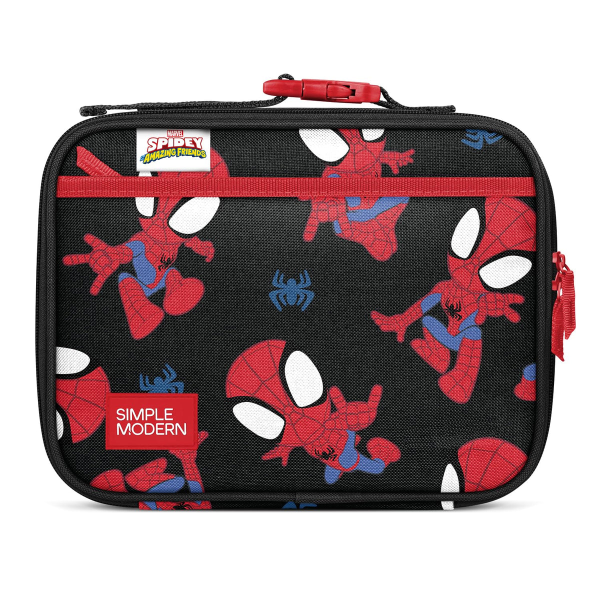 Simple Modern Marvel Spidey face avant montrant le design attractif pour enfants et robustesse