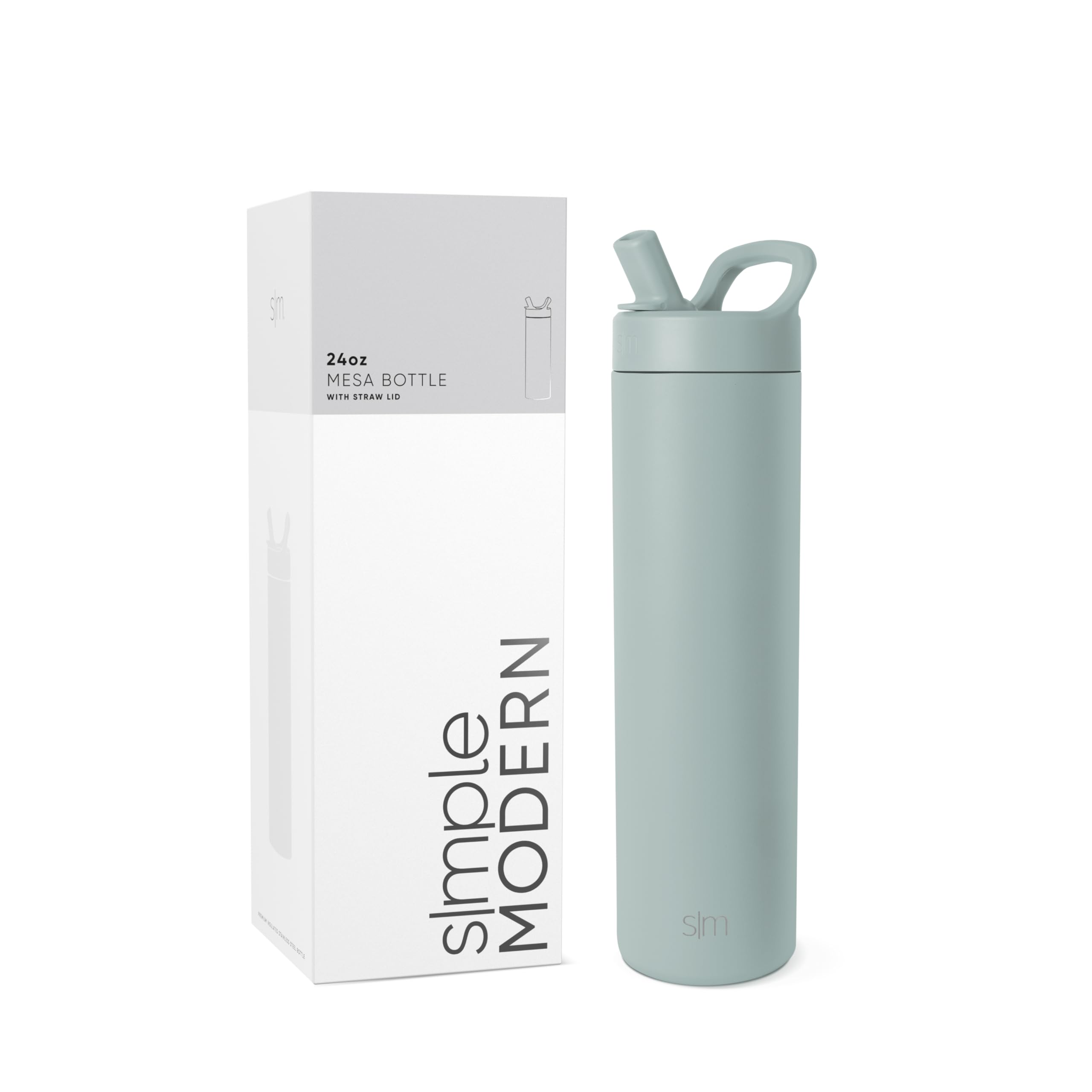 Simple Modern bouteille Mesa 24oz vue avant montrant le design et la praticité