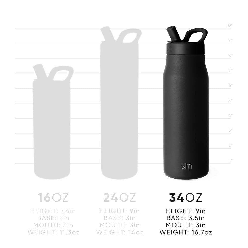 Simple Modern bouteille Mesa orange dans un sac, protection anti-fuite pratique
