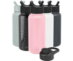 Simple Modern Summit comparaison d’échelle 32oz montrant capacité et format portable