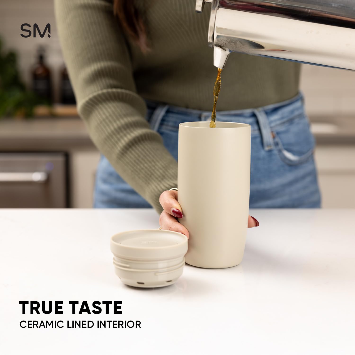 Simple Modern mug dans porte-gobelet de voiture pour transport sans souci