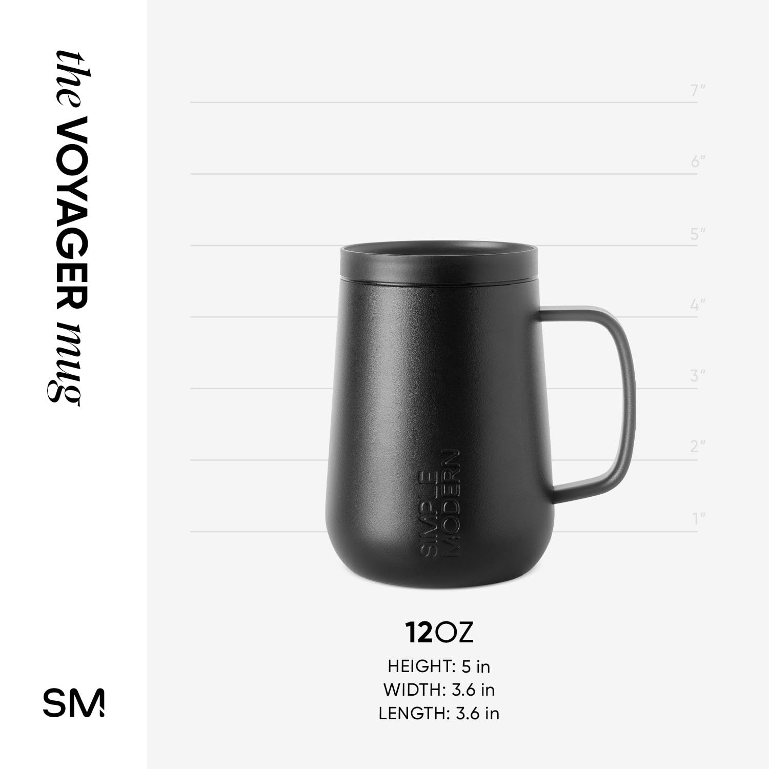 Simple Modern mug en usage sur une table avec café pour transport facile