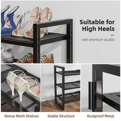 Simple Trending étagère avec bottes illustrant capacité pour chaussures hautes