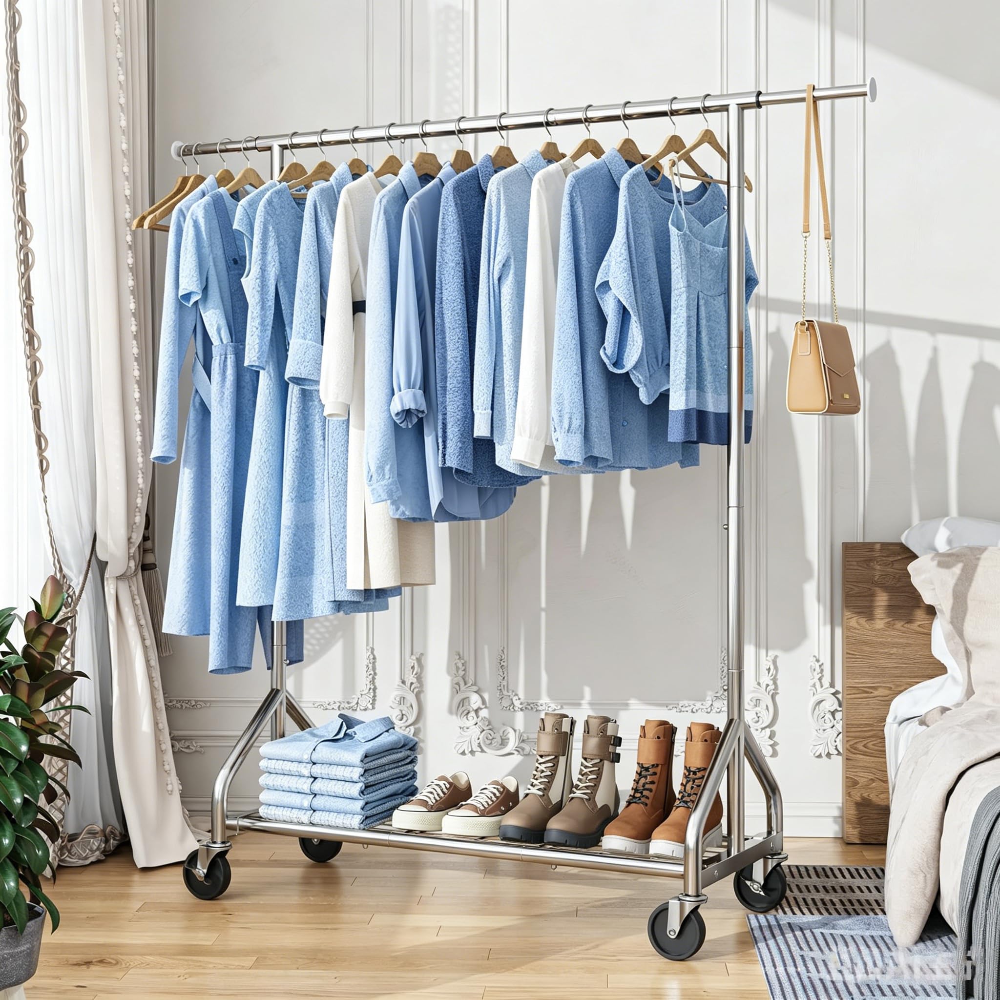 Simple Trending portant en chambre illustrant organisation et esthétique