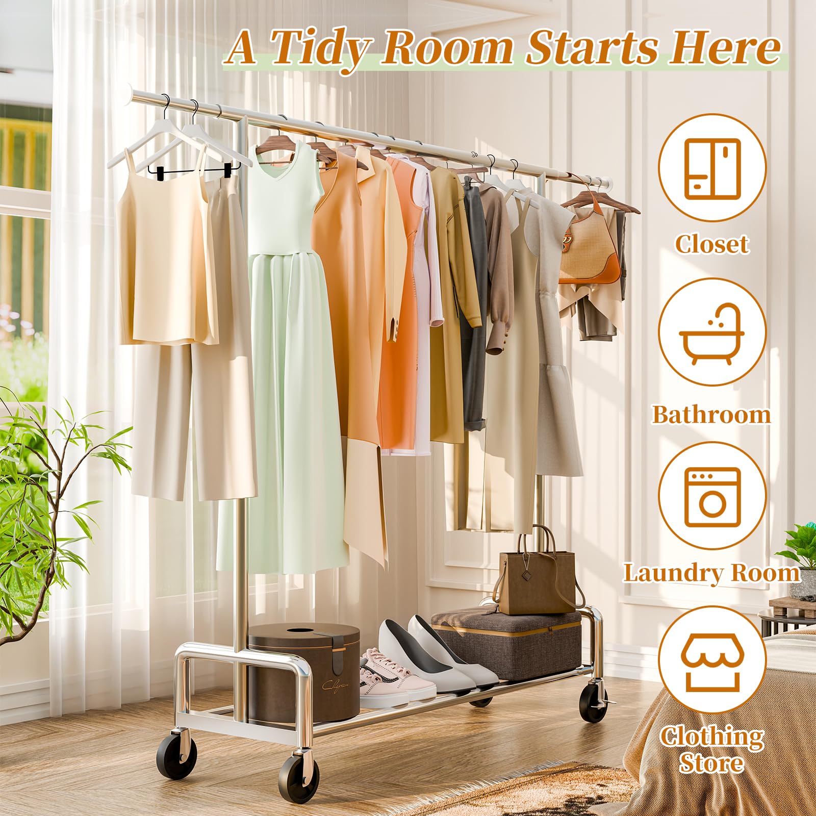 Simple Trending espace inférieur avec chaussures montrant organisation