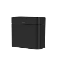 simplehuman caddy vue face noir mat, design compact et élégant