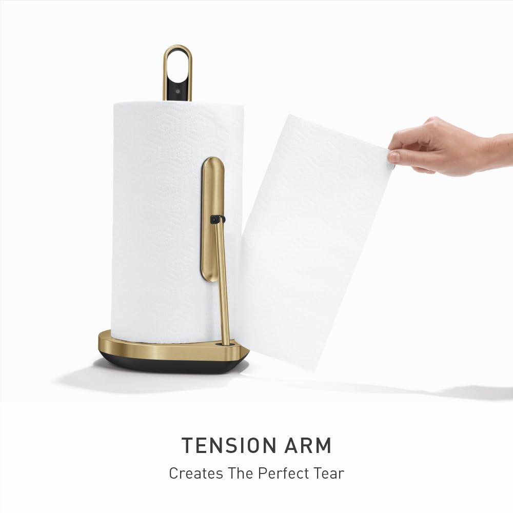 simplehuman détail base lestée garantissant stabilité lors du déchirement