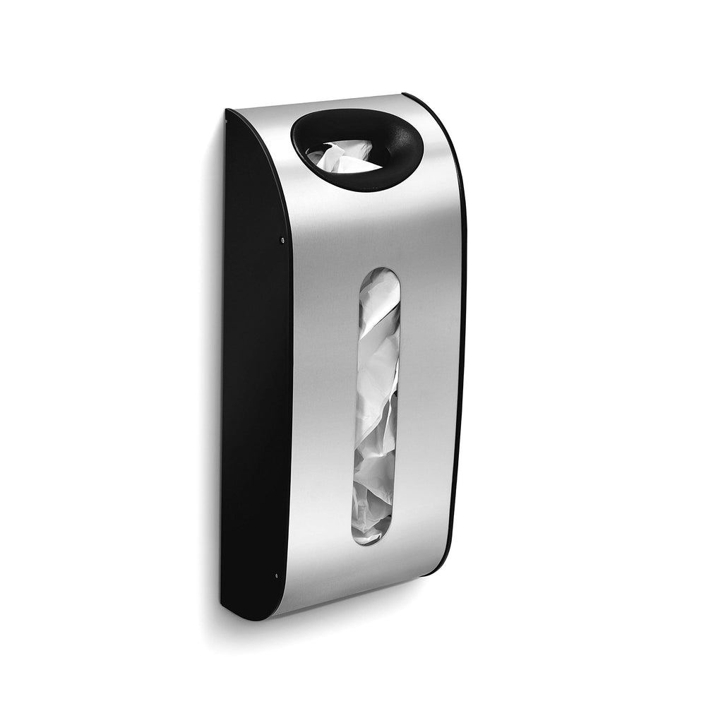 simplehuman gros plan finition acier brossé résistant et facile à nettoyer