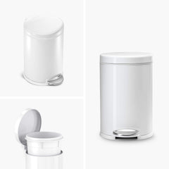 simplehuman pédale acier robuste, durabilité pour usage fréquent