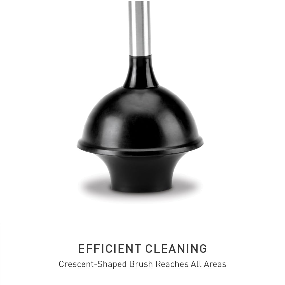 simplehuman ventouse en cours d'utilisation transportée sans goutte