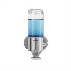 simplehuman vue avant du distributeur mural solide et élégant pour salle de bain