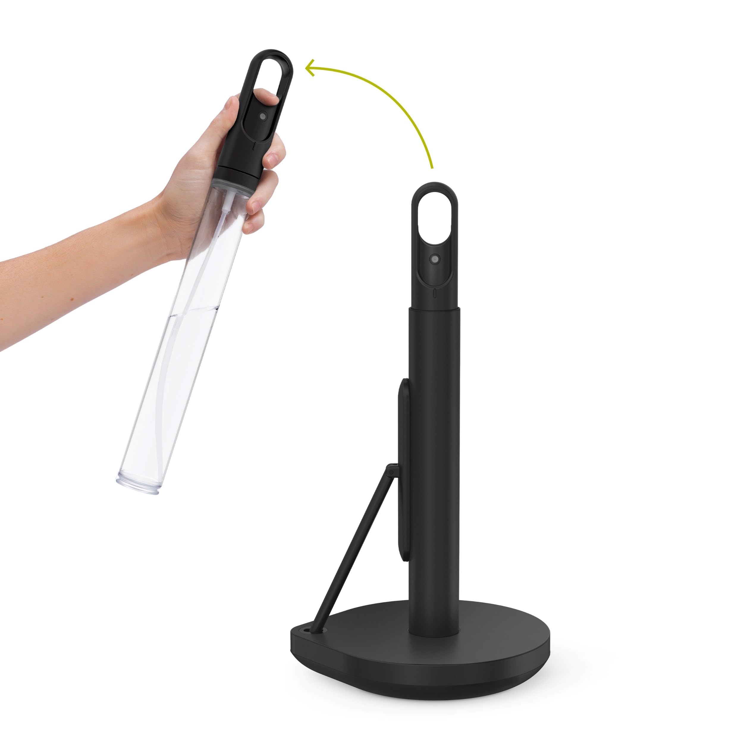 simplehuman porte-essuie-tout avant sur plan de travail gain de place