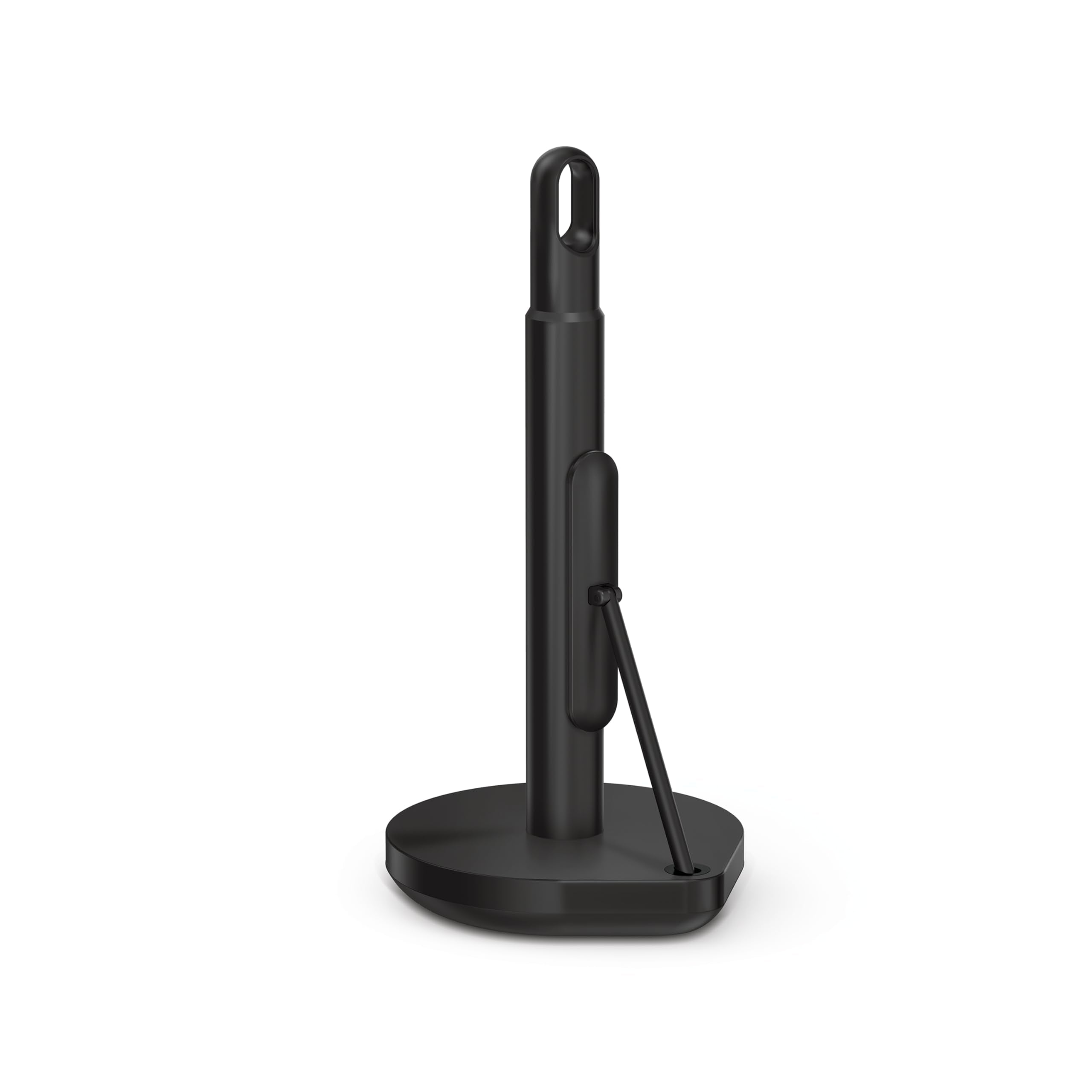 simplehuman face avant du porte-serviettes noir mat, stabilité et style
