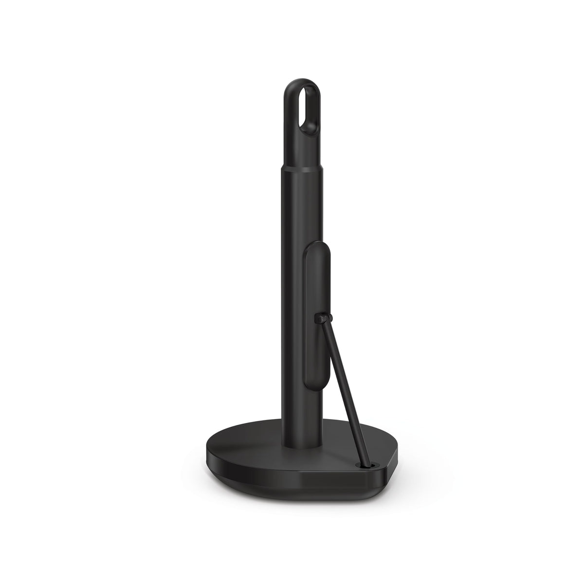 simplehuman face avant du porte-serviettes noir mat, stabilité et style