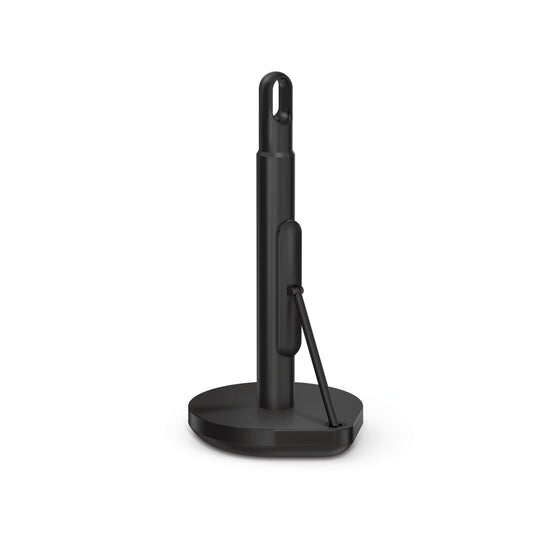 simplehuman face avant du porte-serviettes noir mat, stabilité et style