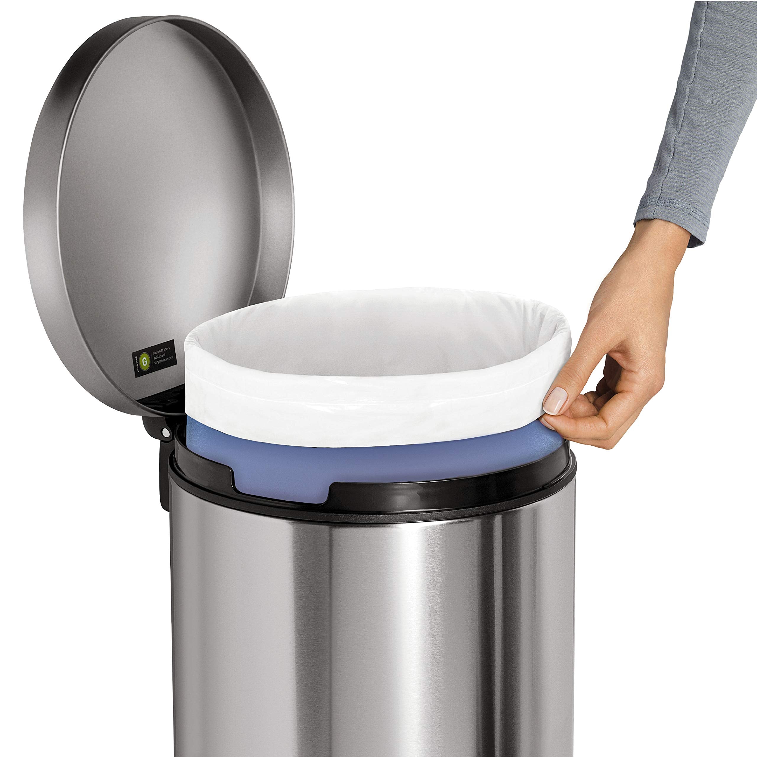 simplehuman mécanisme Lid Shox pour fermeture lente et silencieuse