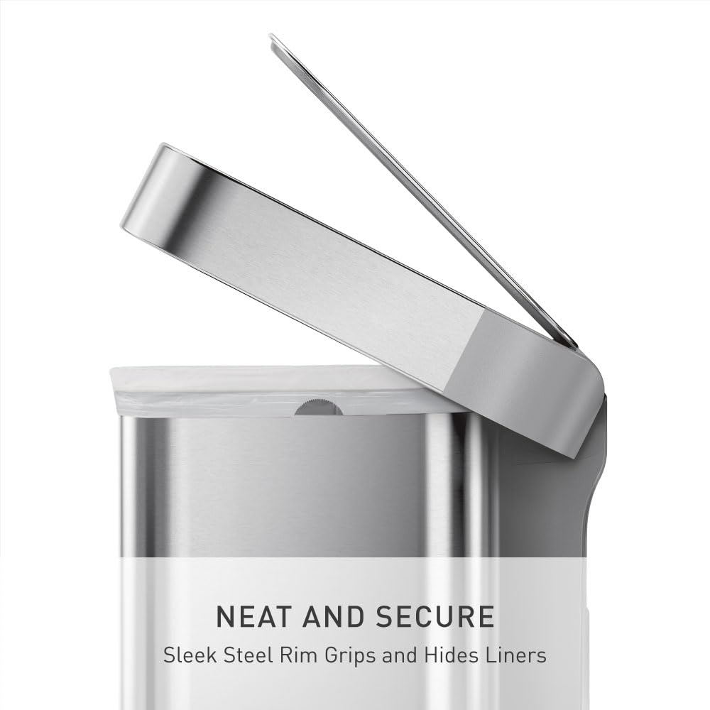 simplehuman couvercle Lid Shox fermé doucement silence et sécurité