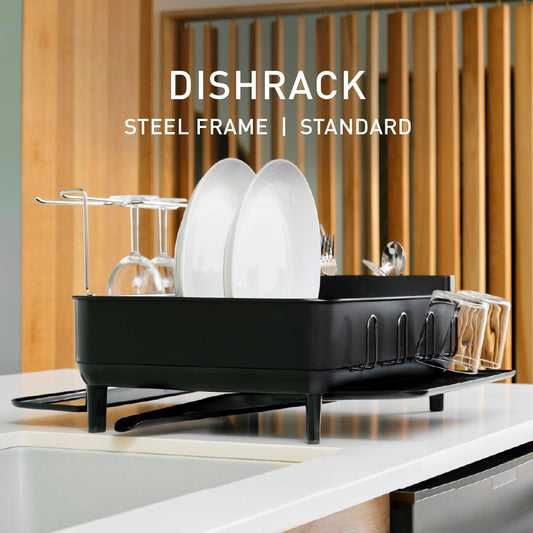 simplehuman plateau hydrophile gros plan, évaporation rapide sans flaques