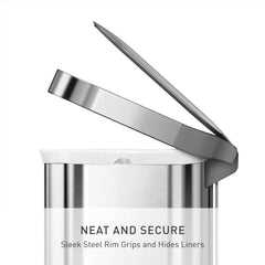 simplehuman poubelle pédale acier durable, usage longue durée
