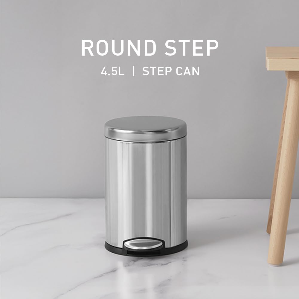 simplehuman couvercle Lid Shox montrant fermeture silencieuse et douceur