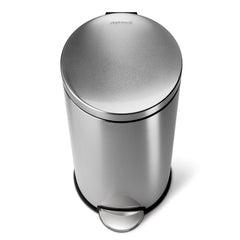 simplehuman seau intérieur amovible en plastique recyclé facilitant nettoyage