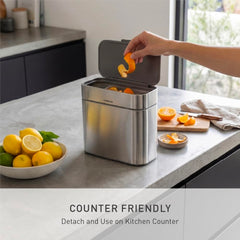 simplehuman seau interne amovible avec poignée pour vidage facile