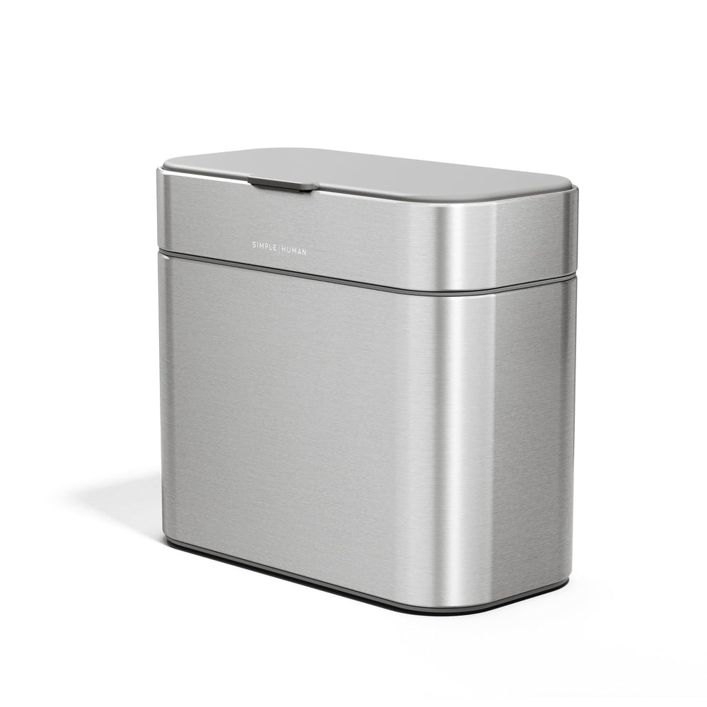 simplehuman vue de face du caddy 4L montrant design élégant et gain de place