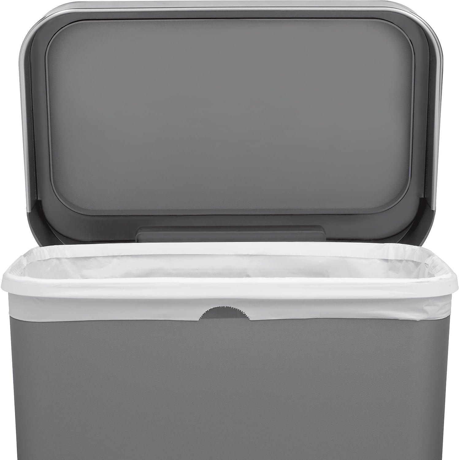 simplehuman comparaison d'échelle avec une main pour perception taille