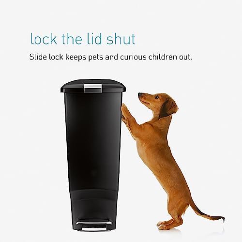 simplehuman verrou coulissant gros plan sécurité contre enfants et animaux