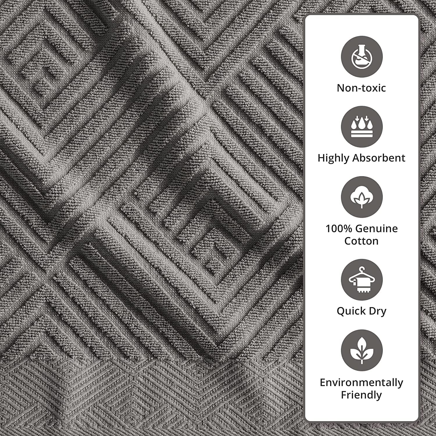 SIMPLI-MAGIC gros plan texture jacquard mettant en valeur douceur