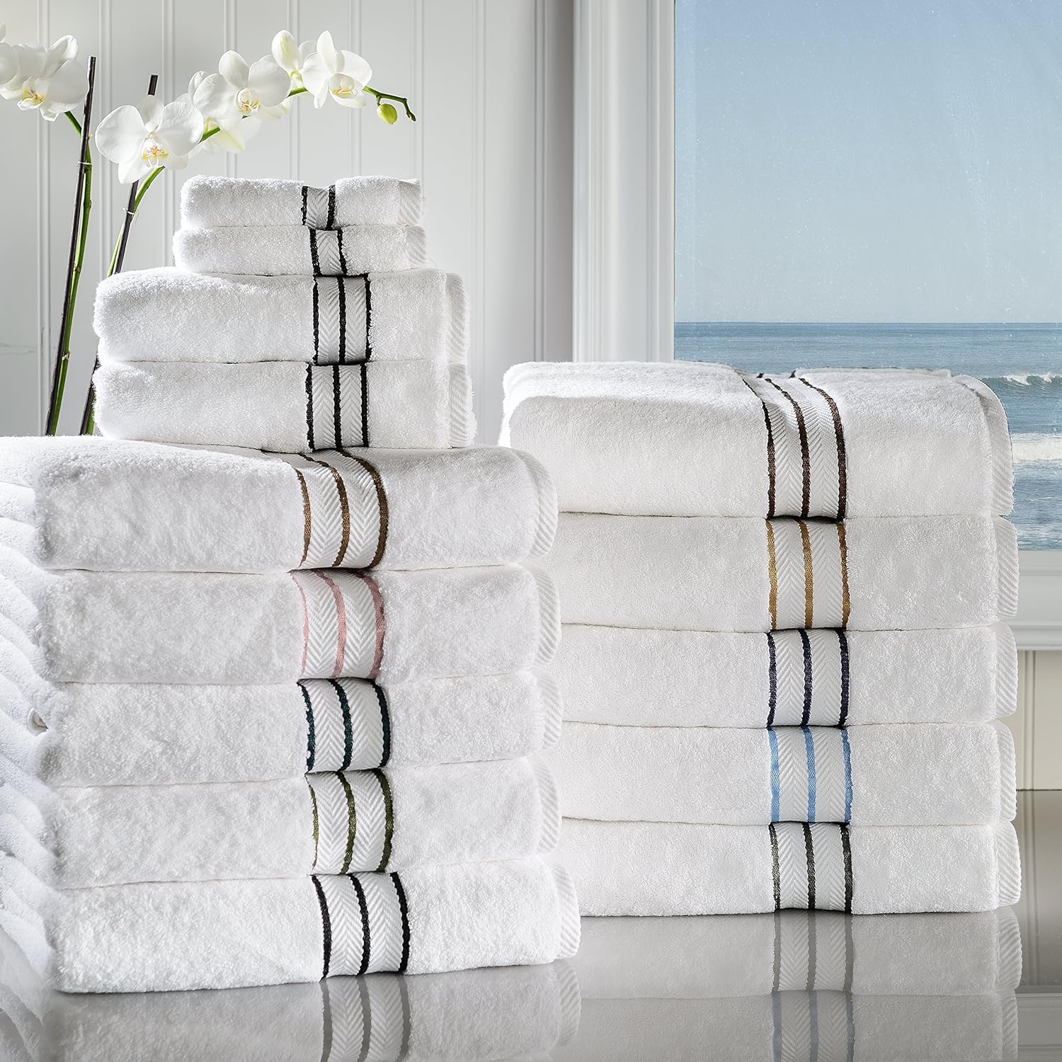 SIMPLI-MAGIC gros plan texture coton ring spun douceur et absorption
