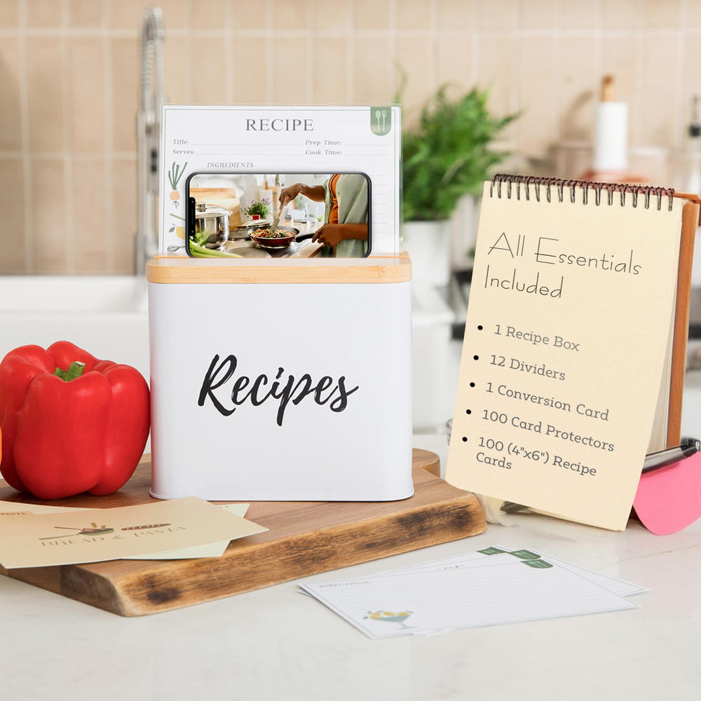 simplistic charms intercalaires tabulés pour trier recettes rapidement