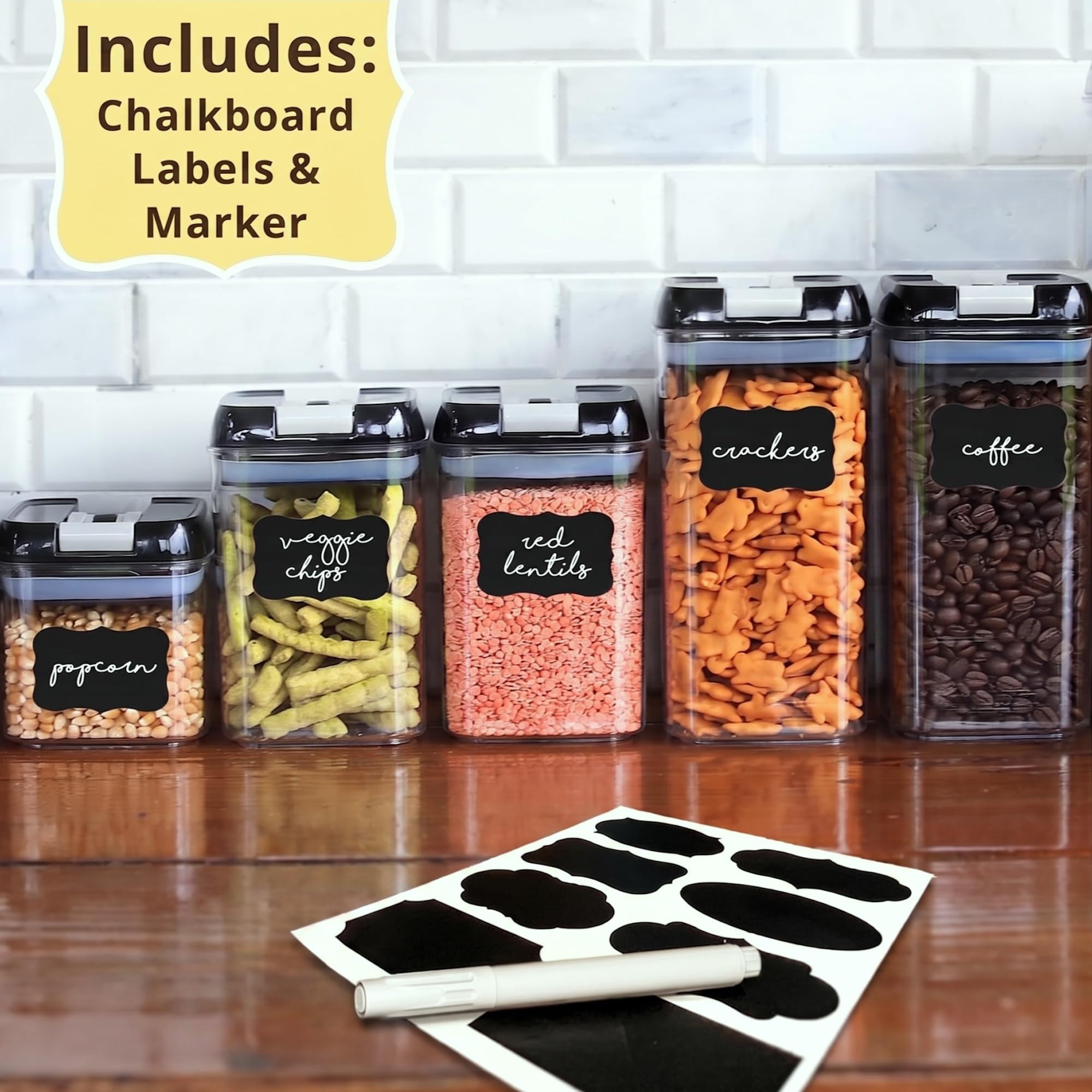 Simply Gourmet couvercles avec loquets pour fermeture sécurisée et pratique