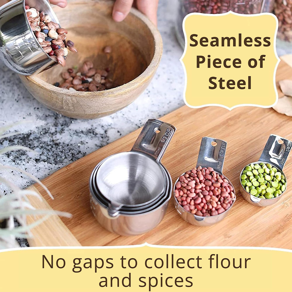 Simply Gourmet texture acier inox 304 brillante, assure durabilité et résistance