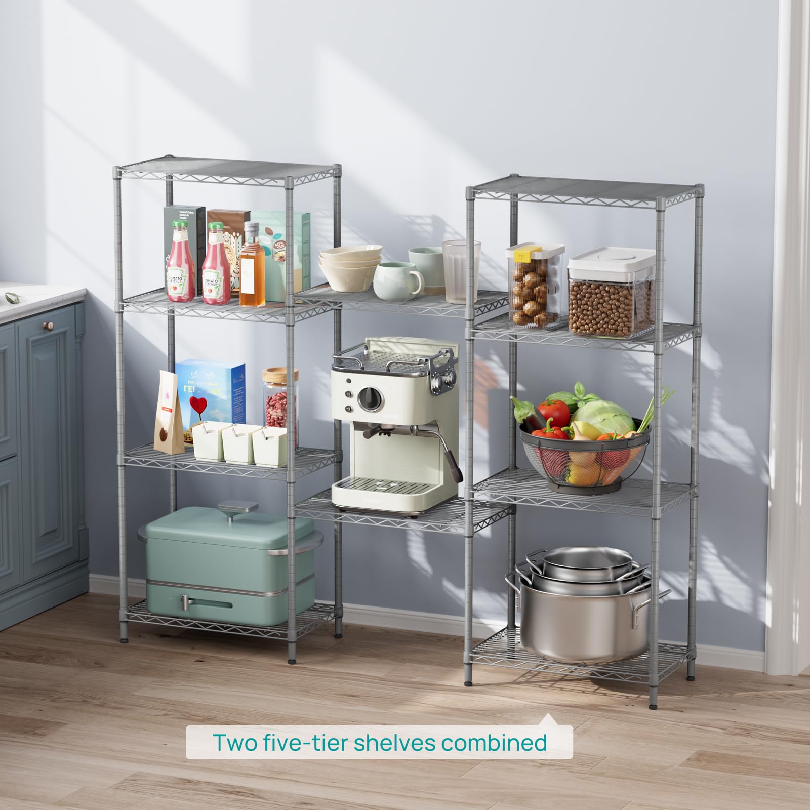 SINGAYE étagère dans cuisine optimisant espace et accès rapide