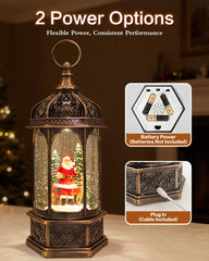 sinofayar globe allumé montrant lumière chaude, met en valeur décor de Noël