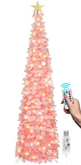 SINTENILL sapin pop-up vue avant, décoration compacte et lumineuse