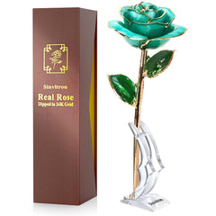 Sinvitron rose dorée face et coffret, présentation élégante prête à offrir
