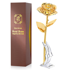 Sinvitron rose en or face dans son coffret, cadeau prêt à offrir