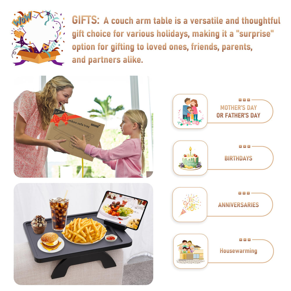 SINWANT comparaison taille-accoudoir montrant compatibilité universelle