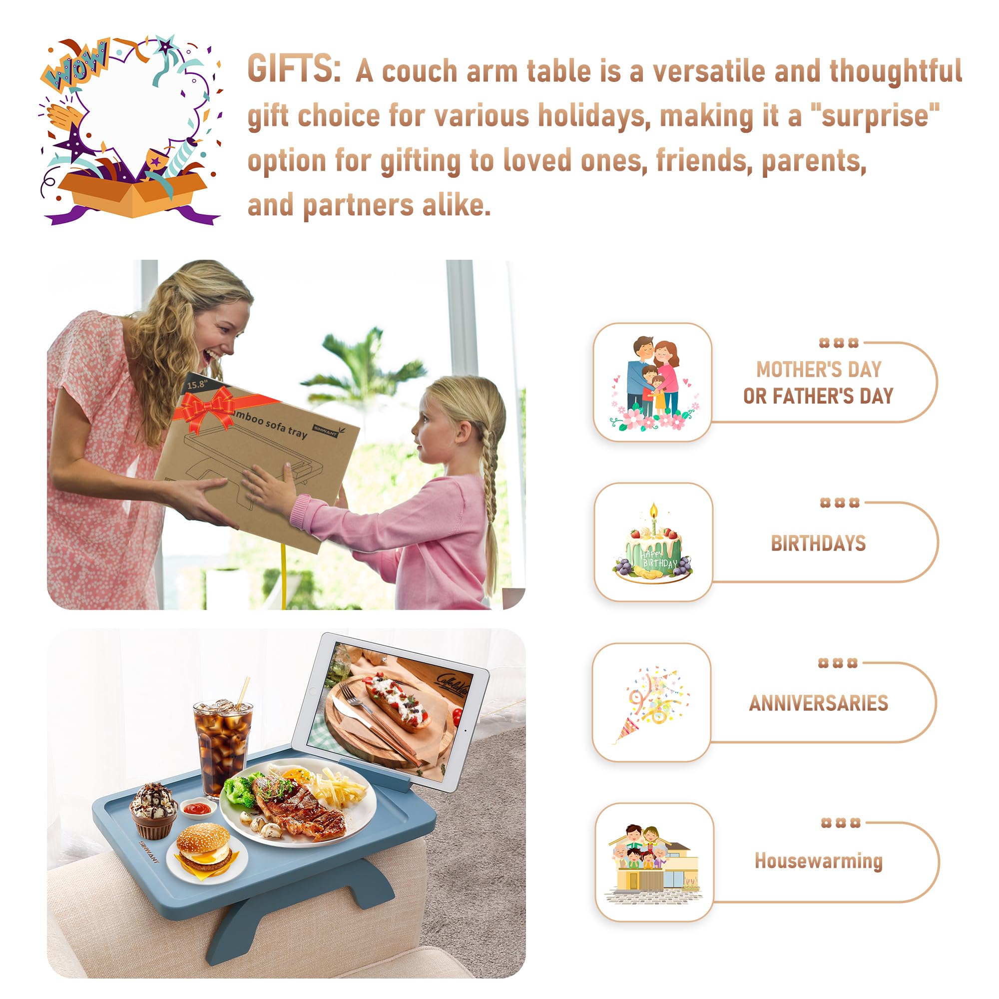 SINWANT emballage et accessoires incluant clé L pour fixation simple